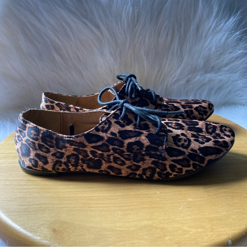 Charlotte Russe Shoes Women’s Size 6 Lace Up Animal Print